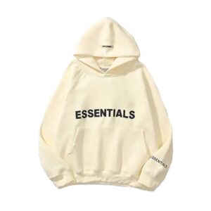 essentials oversized hoodie white