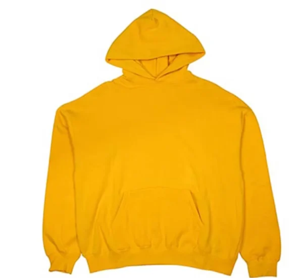 Fear of God Essentials Graphic Pullover Hoodie yellow back