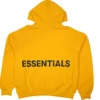 Fear of God Essentials Graphic Pullover Hoodie yellow front