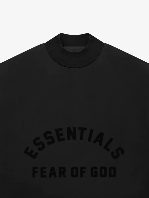Essentials Crewneck Jet Kids Sweatshirt Black usa