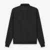 Essentials Fear Of God Long Sleeve Polo Mens Sweatshirt black in usa
