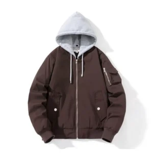 Hooded Essentials Denim Jacket in usa