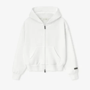FOG Womens Classic White Zip-Up Hoodie