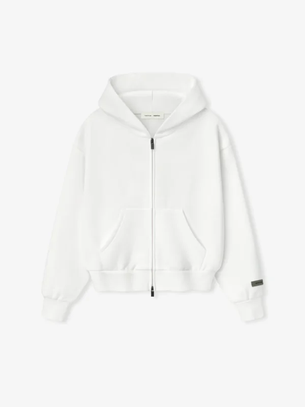 FOG Womens Classic White Zip-Up Hoodie