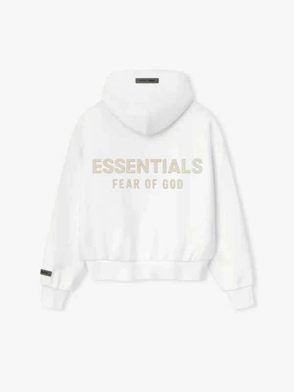 FOG Womens Classic White Zip-Up Hoodie - Image 2